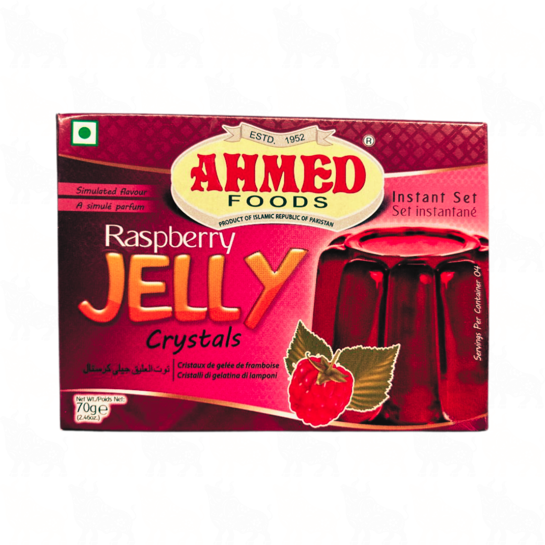 Ahmed Foods Raspberry Jelly Crystals | 70g