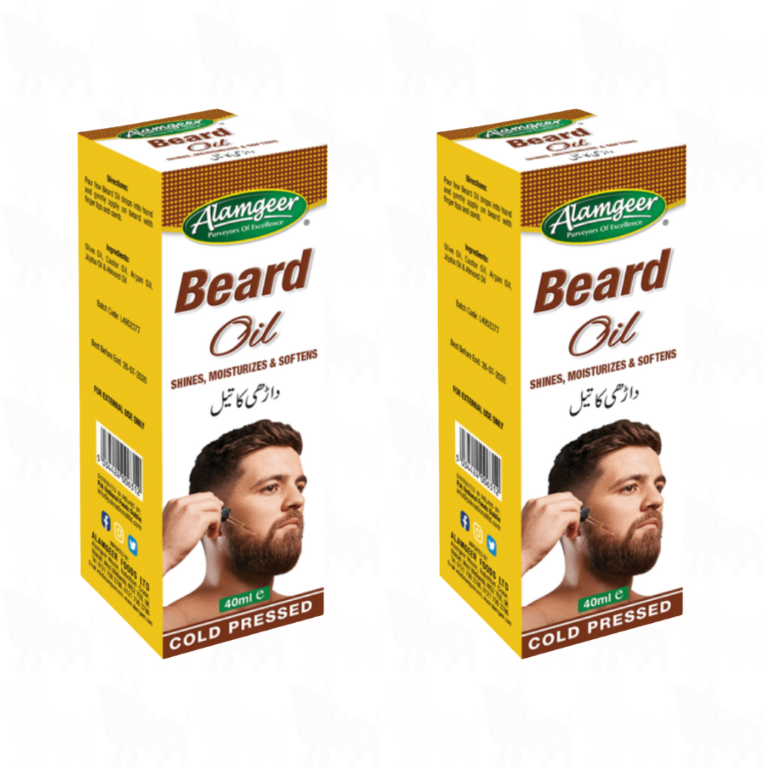 Alamgeer Beard Oil | 40ml | 2 Pack