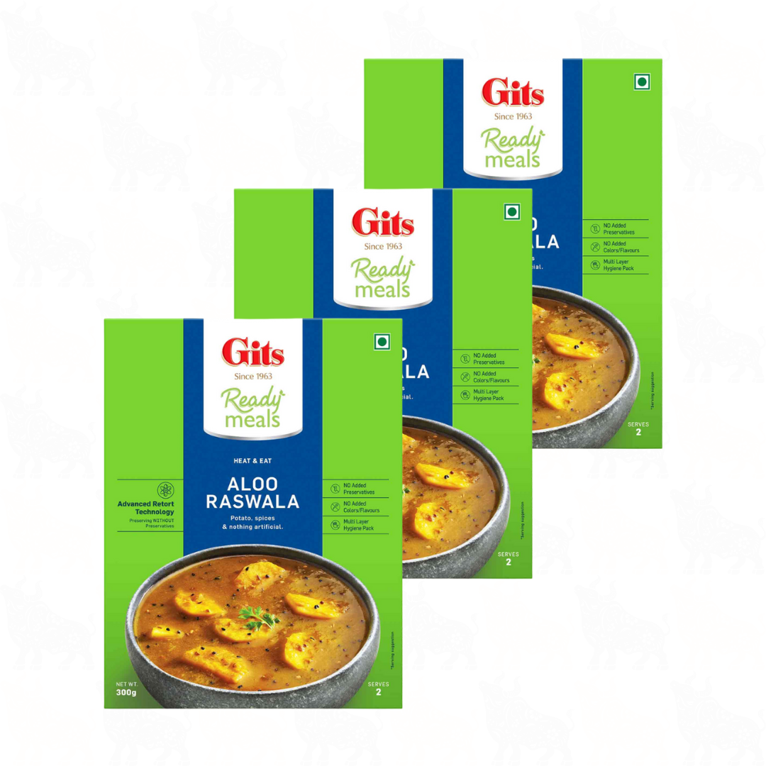 Gits Aloo Raswala | 300g | Ready Meal | 3 Pack