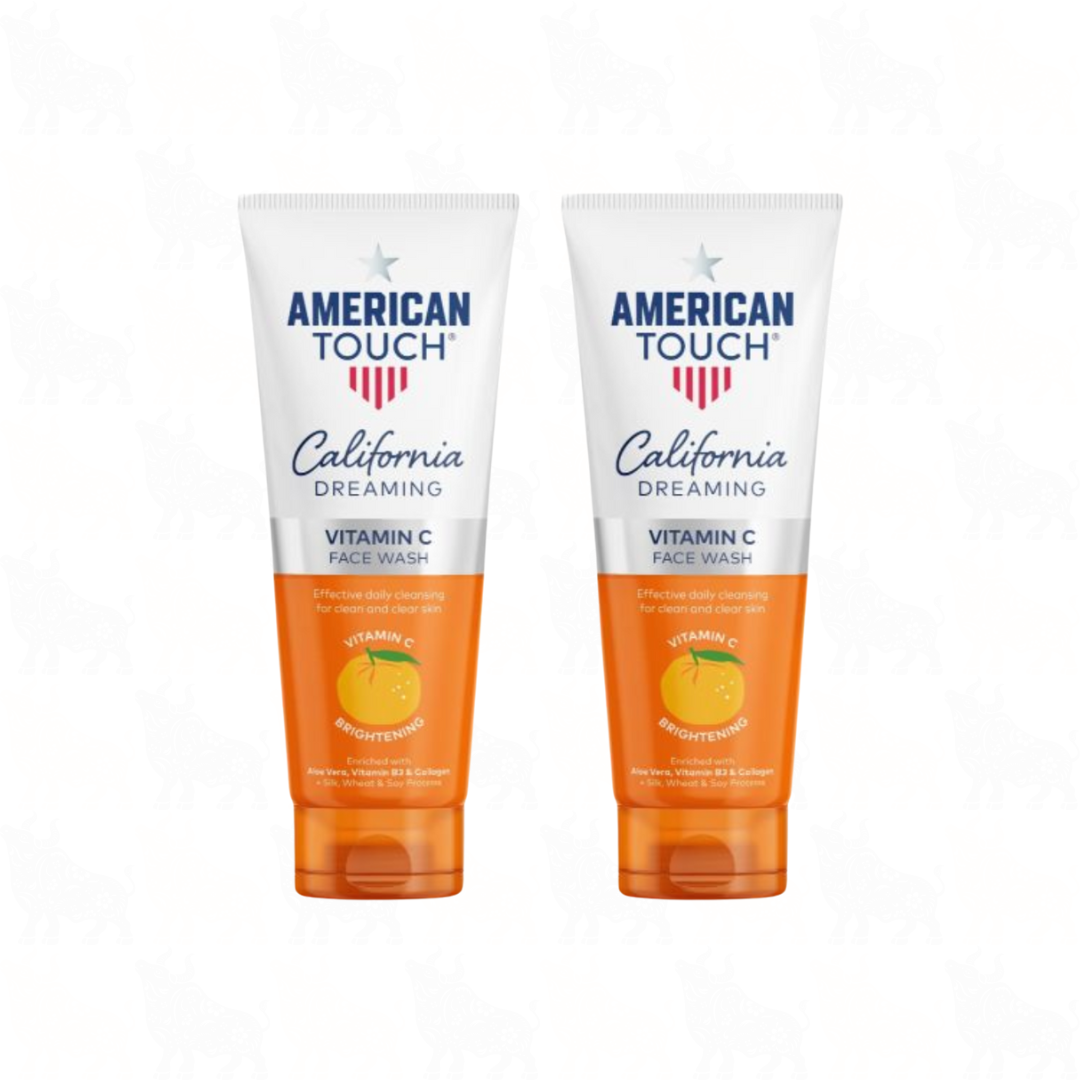 American Touch California Dreaming Vitamin C Face Wash | 150ml | 2 Pack