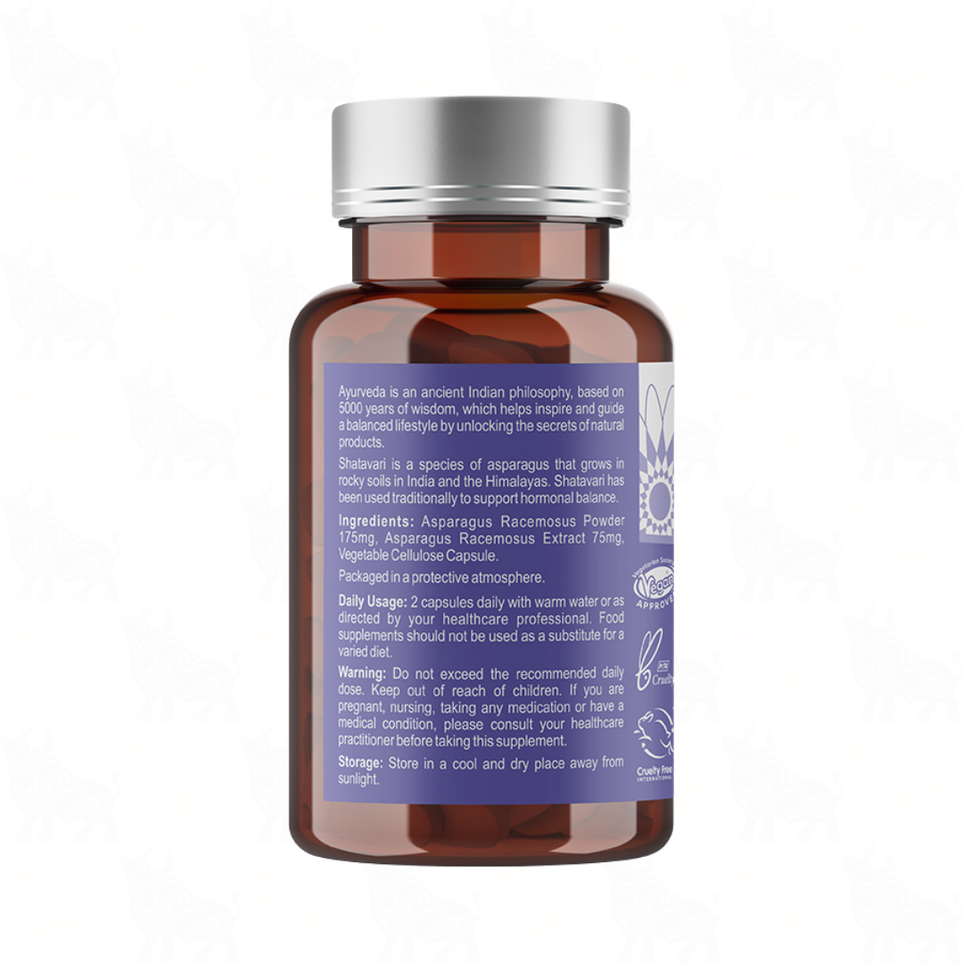 Ayumi Wild Harvested Shatavari | 250mg | 60 Vegan Capsules