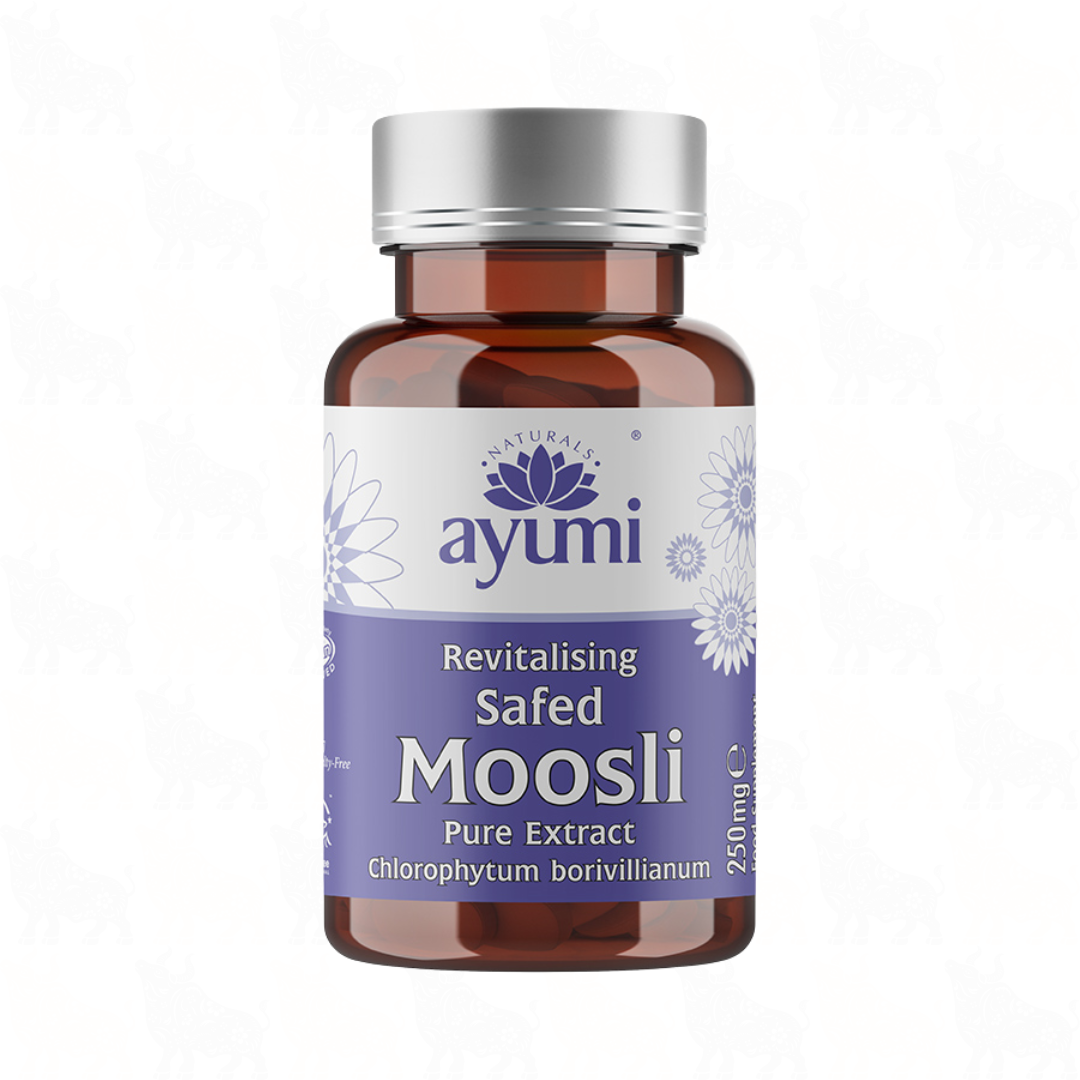 Ayumi Revitalizing Safed Moosli | 250mg | 60 Vegan Capsules