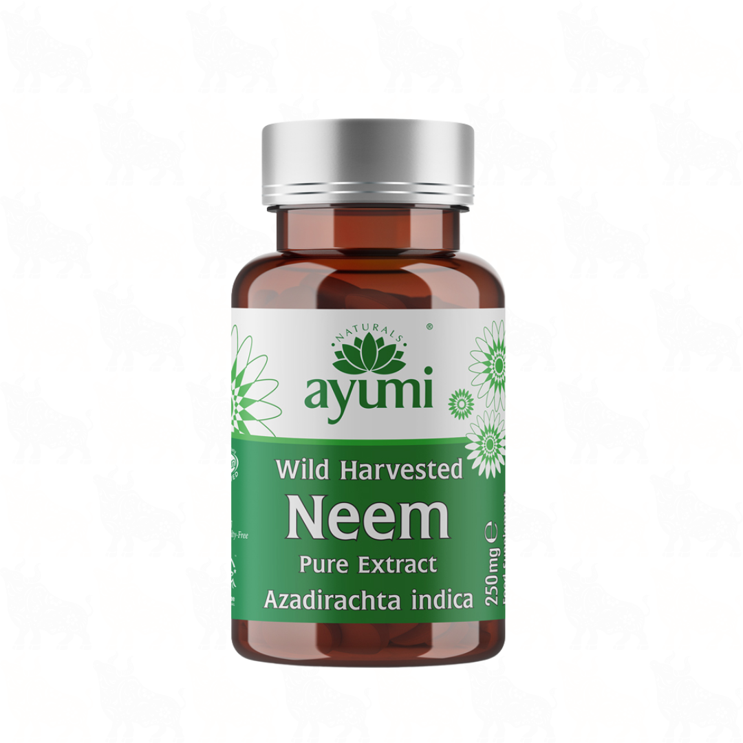Ayumi Wild Harvested Neem | 250mg | 60 Vegan Capsules
