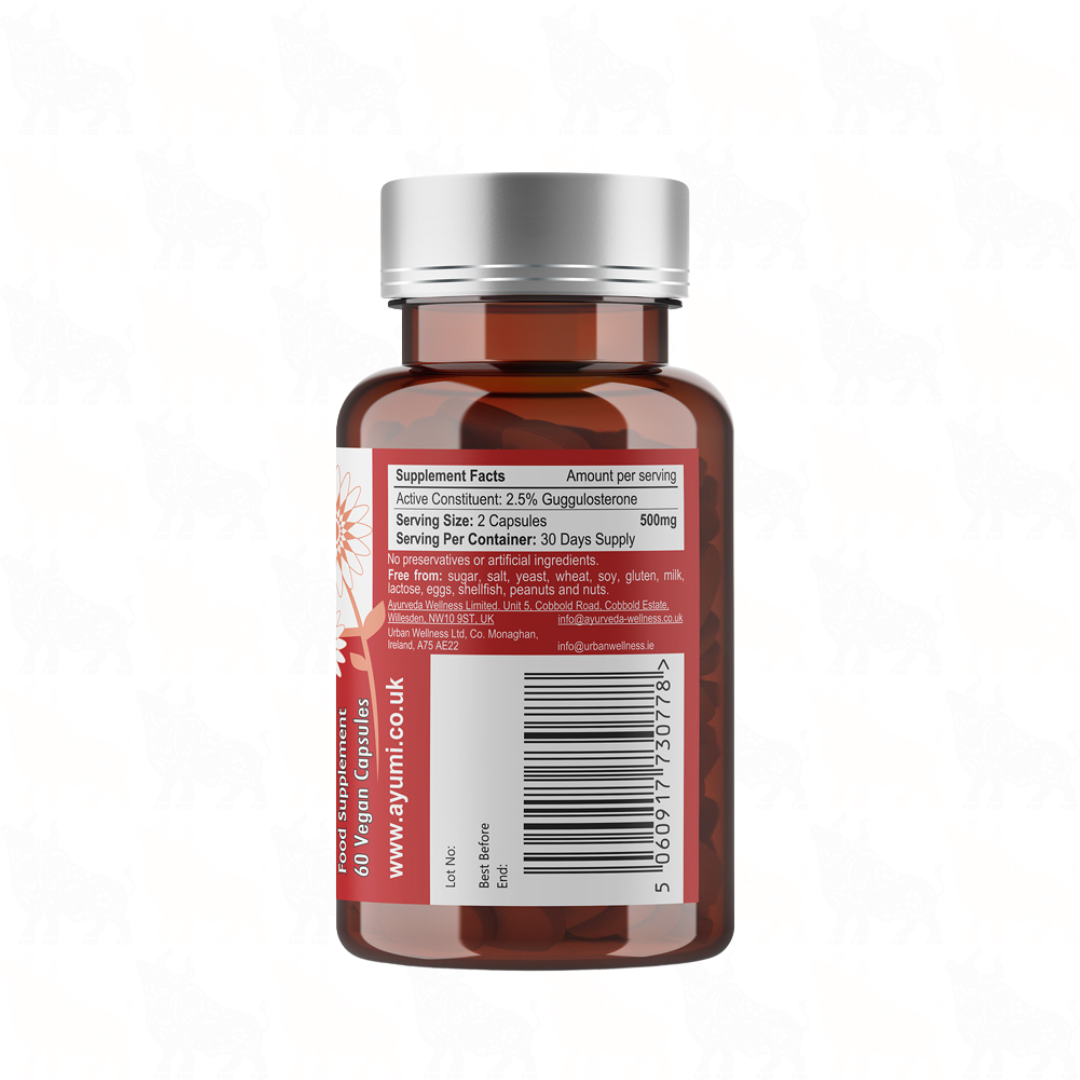 Ayumi Indian Myrrh Guggul | 250mg | 60 Vegan Capsules