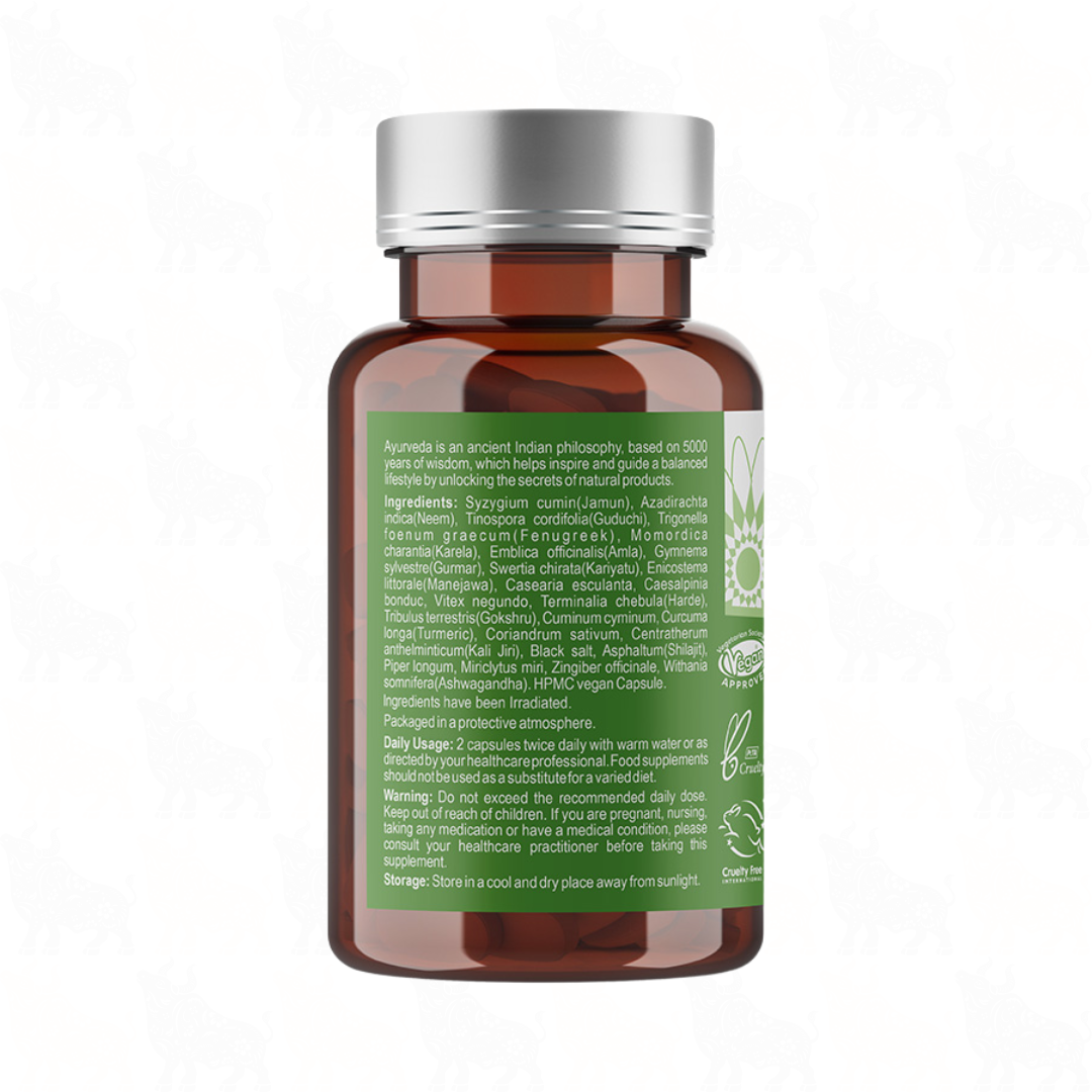 Ayumi Traditional Bitters Dia-Care | 250mg | 60 Vegan Capsules