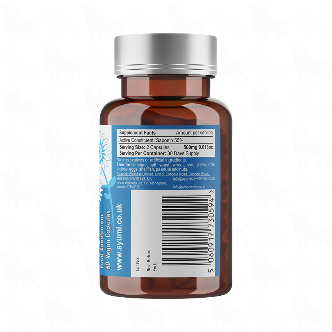 Ayumi Pure Extract Brahmi | 250mg | 60 Vegan Capsules