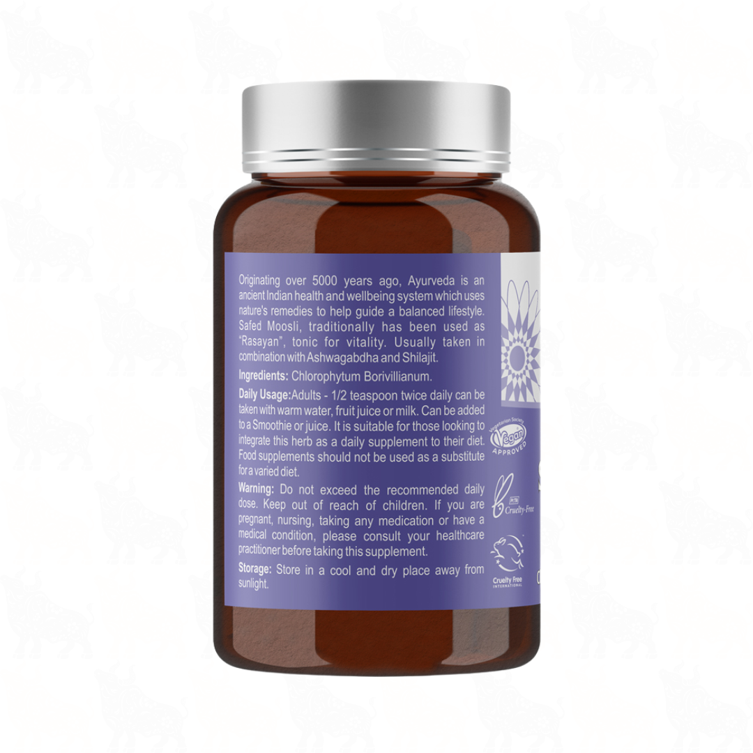 Ayumi Wild Harvested Safed Moosli Powder | 100g