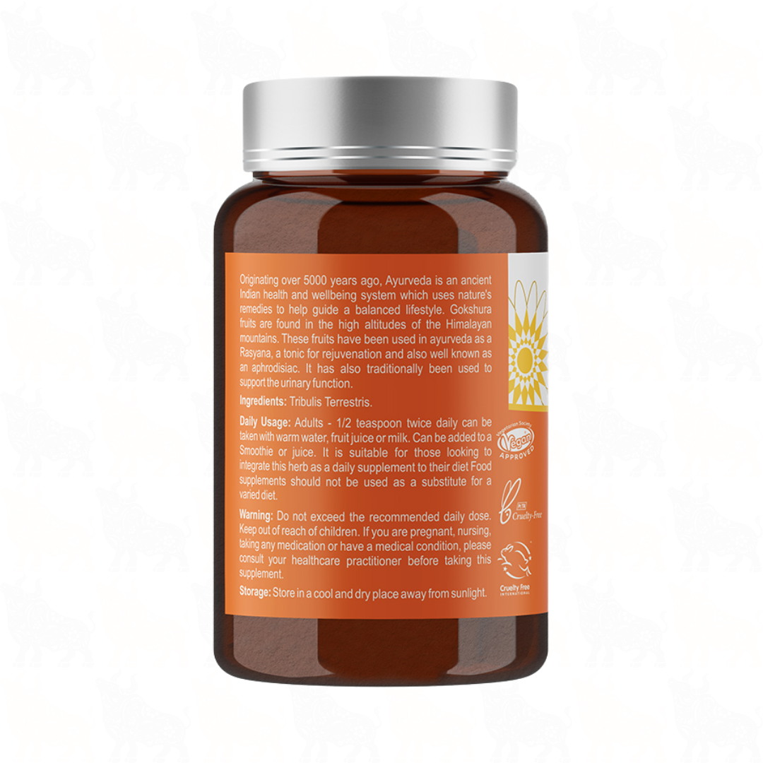 Ayumi Wild Harvested Gokshura (Tribulus Terrestris) Powder | 100g