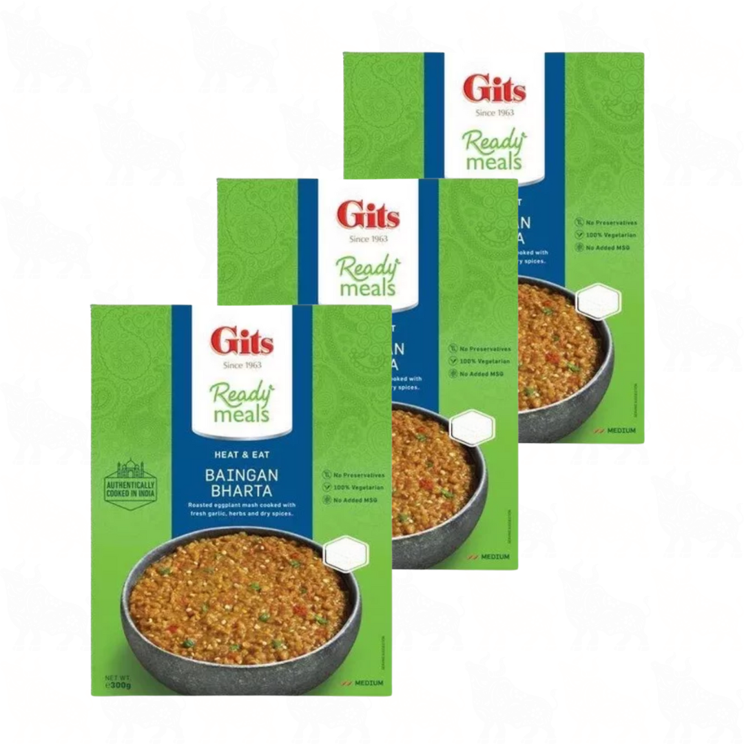 Gits Baingan Bharta | 300g | Ready Meal | 3 Pack