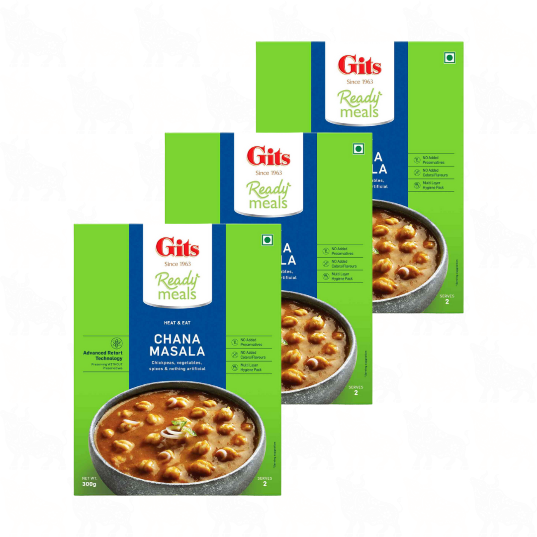Gits Chana Masala | 300g | Ready Meal | 3 Pack