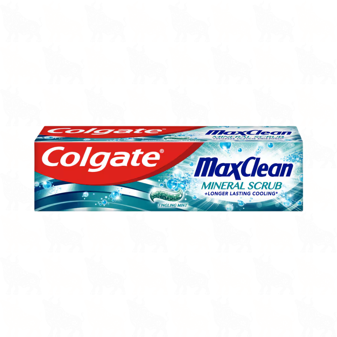 Colgate MaxClean Mineral Scrub Tingling Mint Toothpaste | 100ml