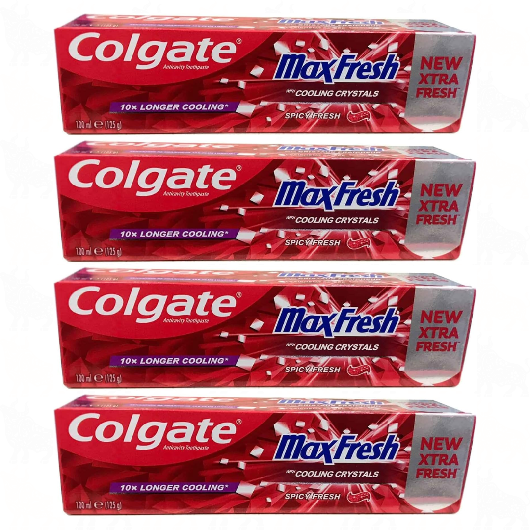 Colgate MaxFresh Spicy Fresh Toothpaste | 100ml | 4 Pack