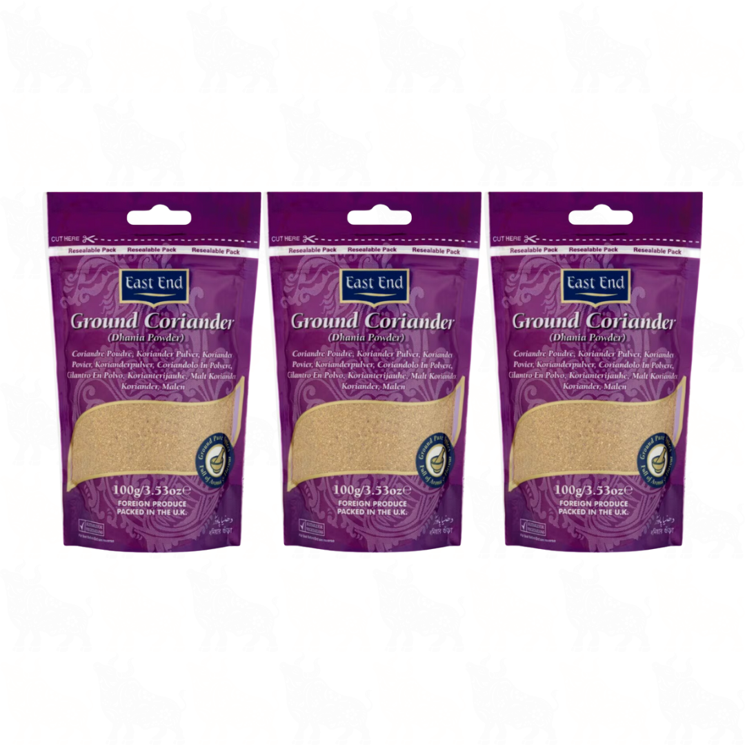 East End Ground Coriander Powder | 100g | 3 Pack
