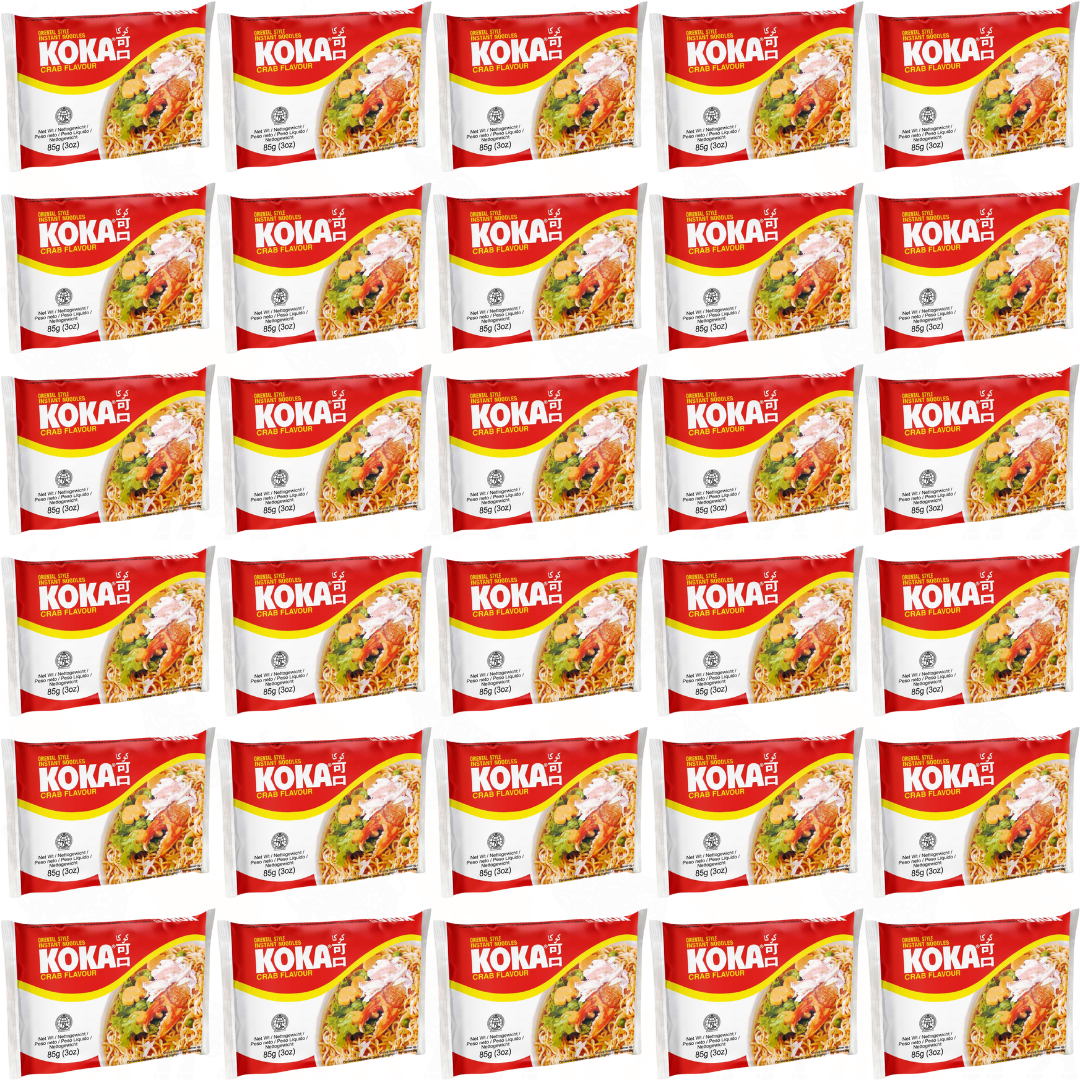 Koka Crab Flavour Noodles | 85g | 30 Pack