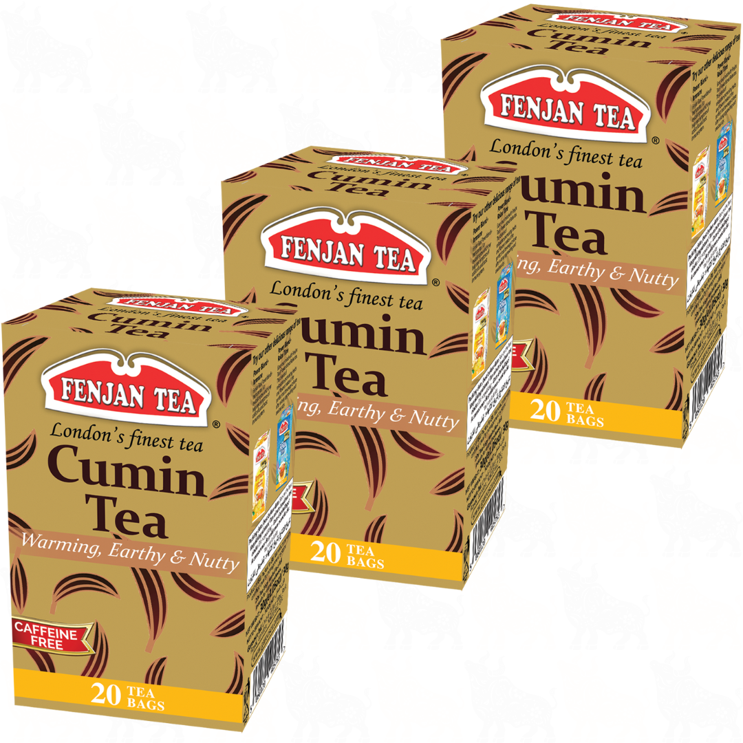 Fenjan Tea Cumin Tea | 20 Tea Bags | 3 Pack