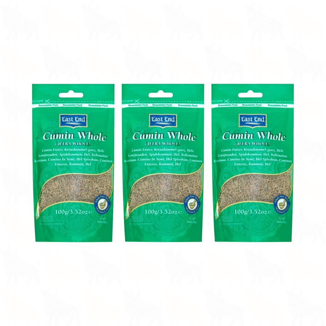 East End Cumin Whole Jeera | 100g | 3 Pack