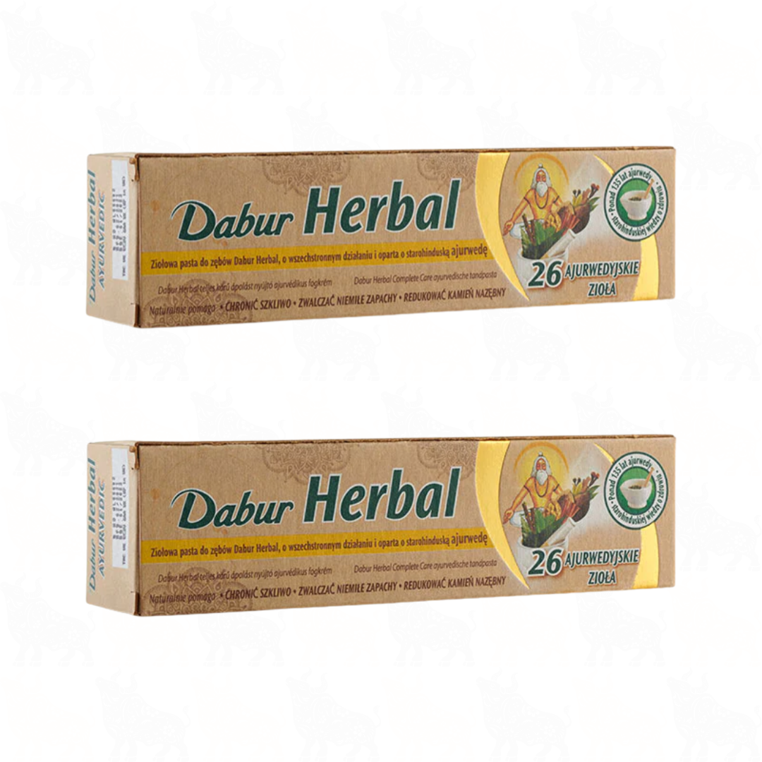 Dabur Herbal Ayurvedic Toothpaste | 100ml | 2 Pack