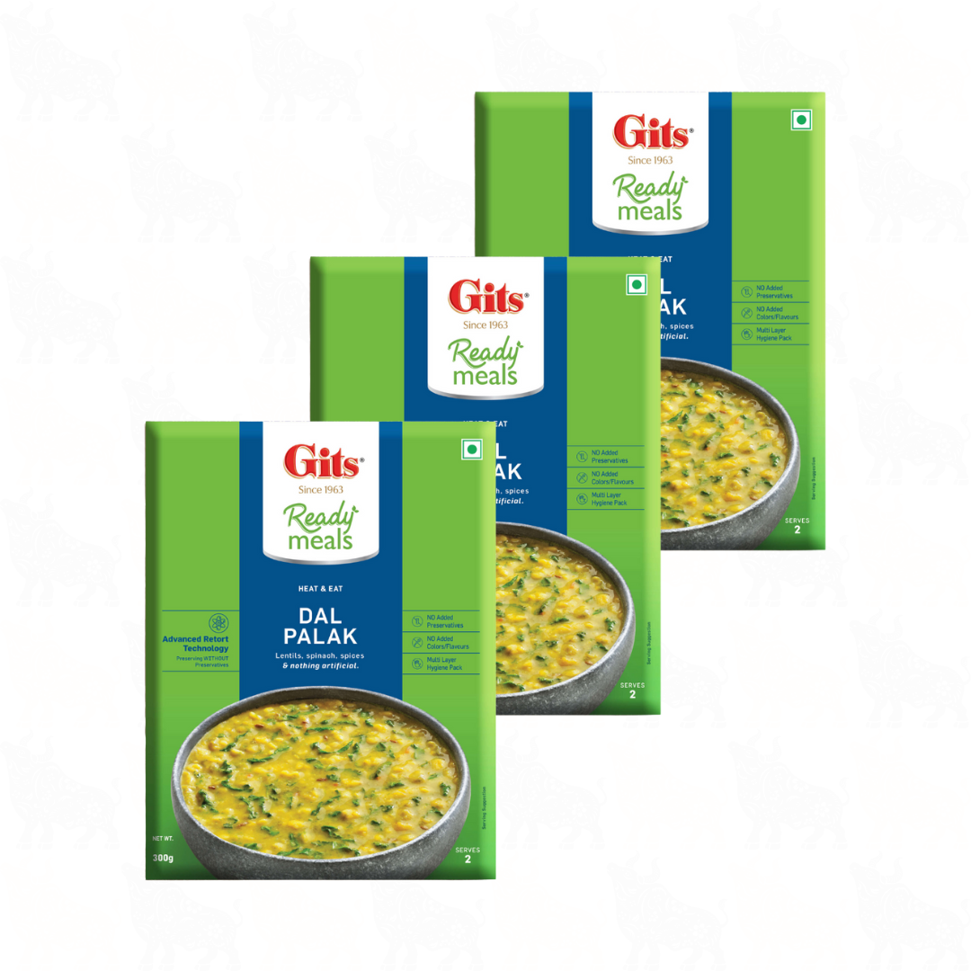 Gits Dal Palak | 300g | Ready Meal | 3 Pack