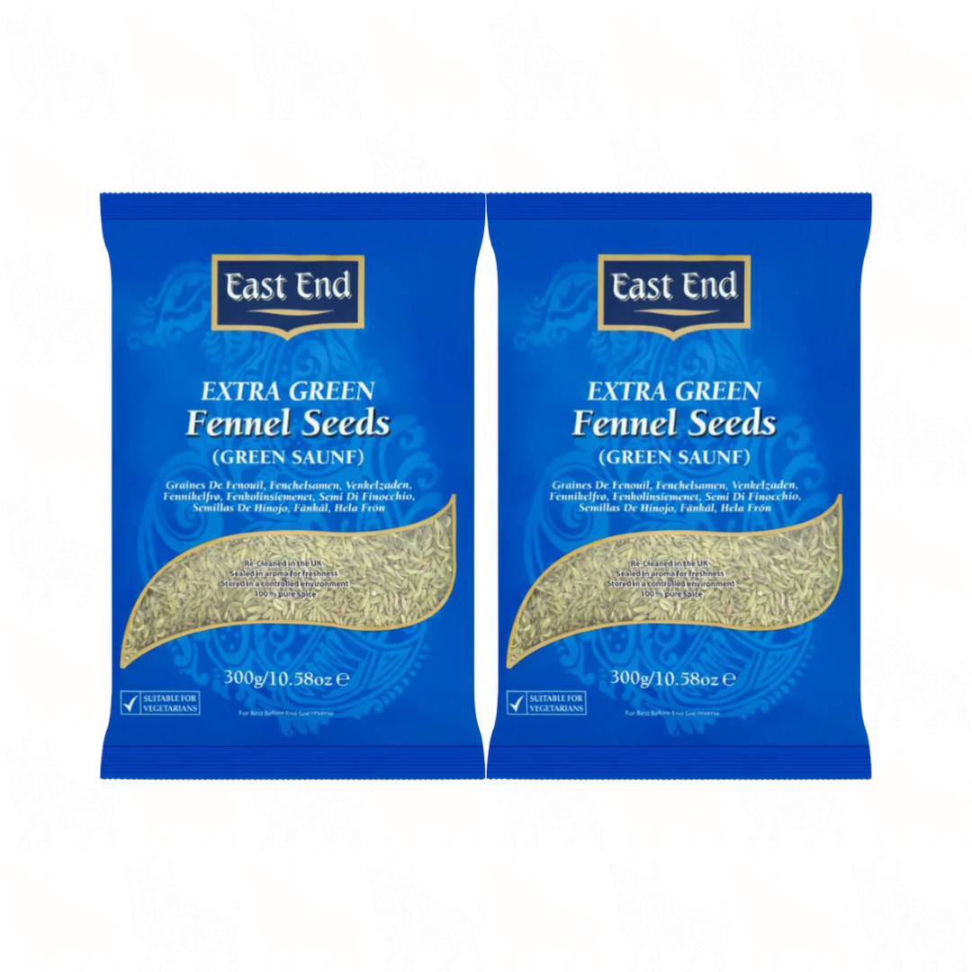 East End Extra Green Fennel Seeds | 300g | 2 Pack