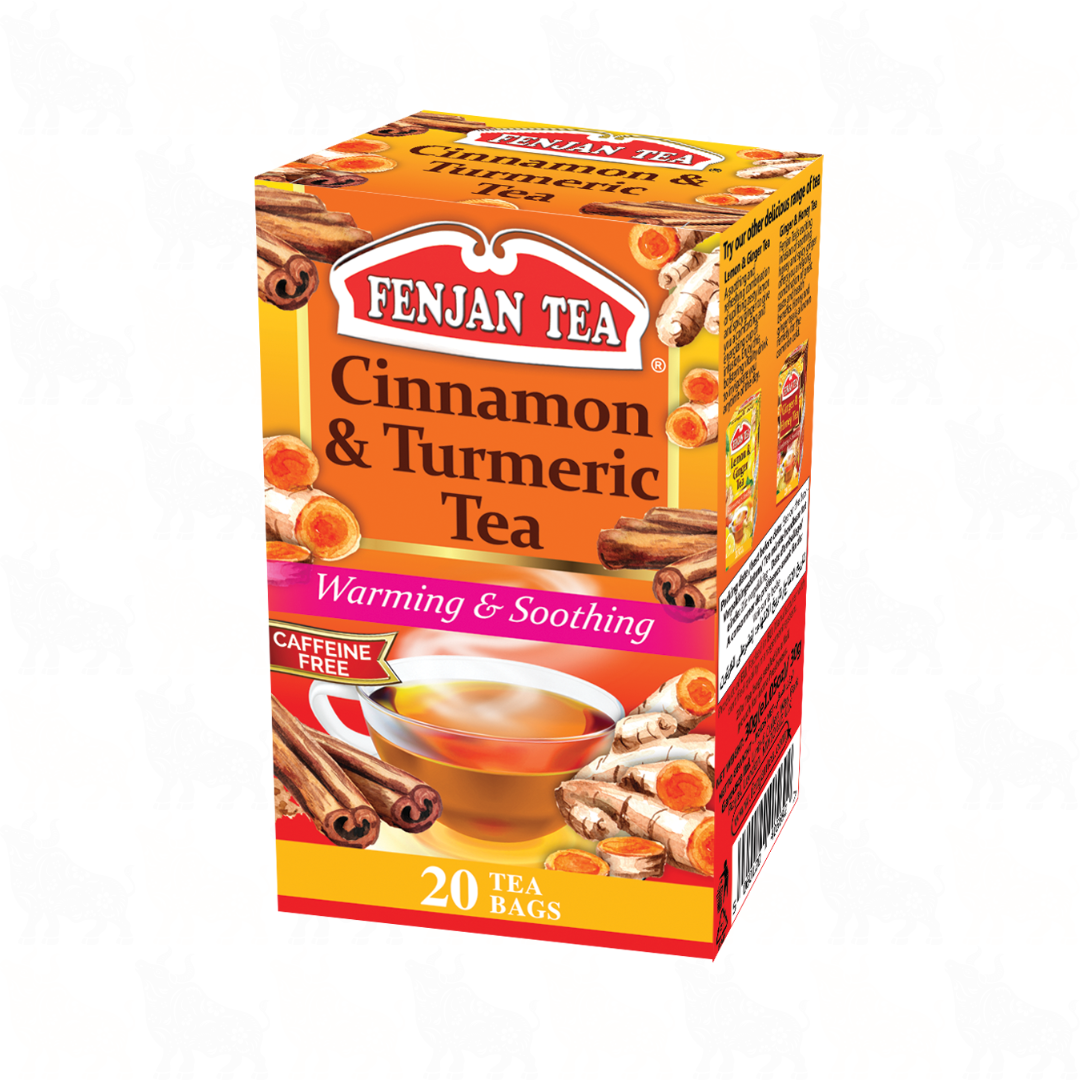 Fenjan Tea Cinnamon & Turmeric Tea | 20 Tea Bags
