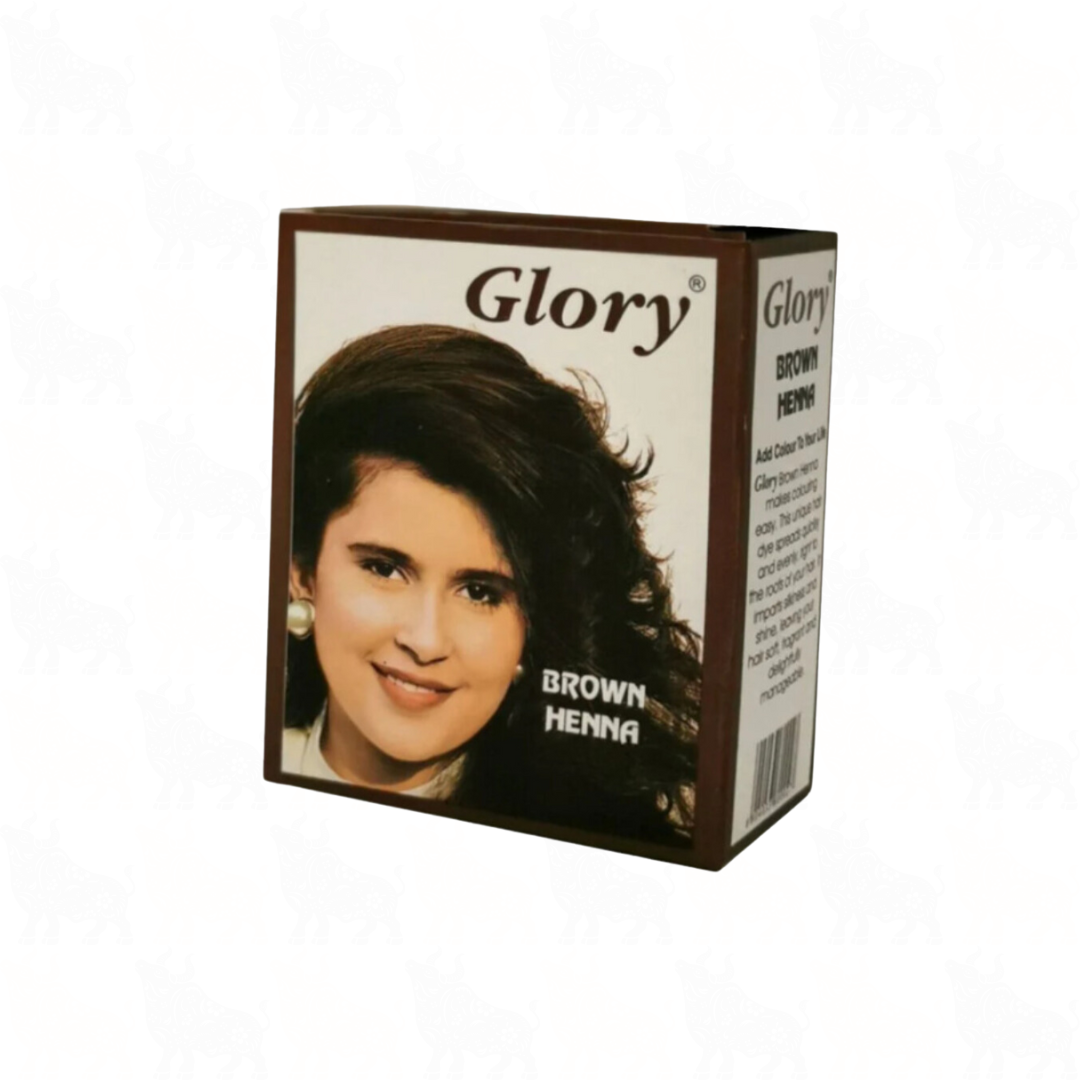 Glory Brown Henna Natural Hair Colourant (Ammonia Free) | 60g