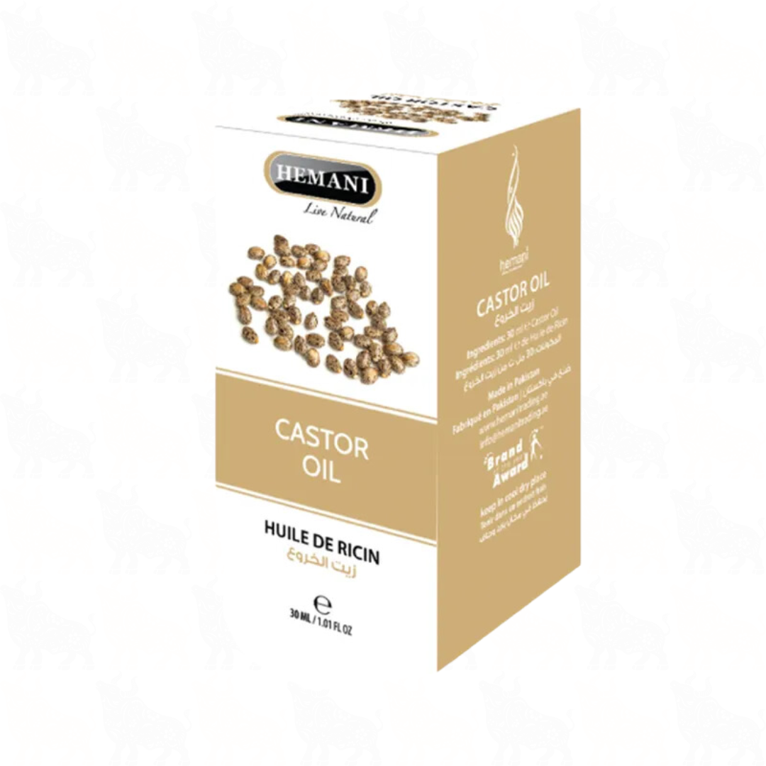 Hemani Castor Oil | 30ml | (Huile De Ricin) | 2 Pack