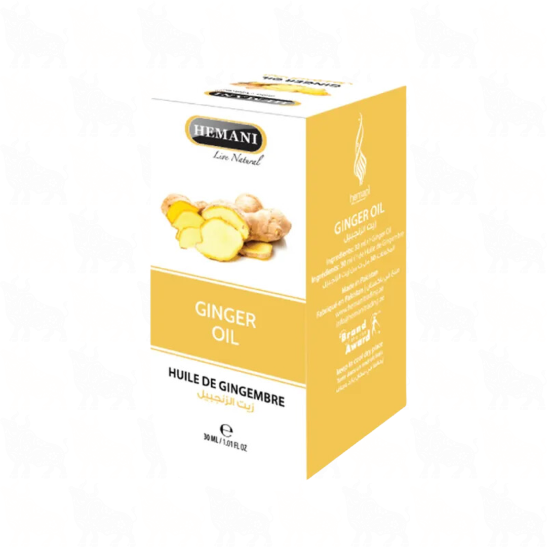 Hemani Ginger Oil | 30ml | (Huile De Gingembre)