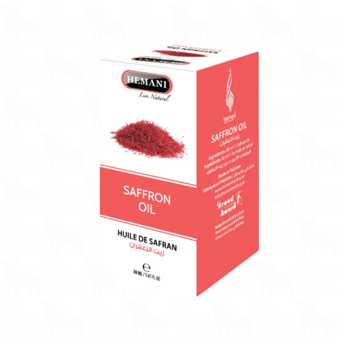 Hemani Saffron Oil | 30ml | (Huile De Safran)