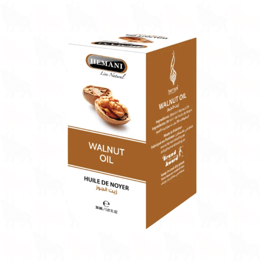 Hemani Walnut Oil | 30ml | (Huile De Noyer) | 2 Pack