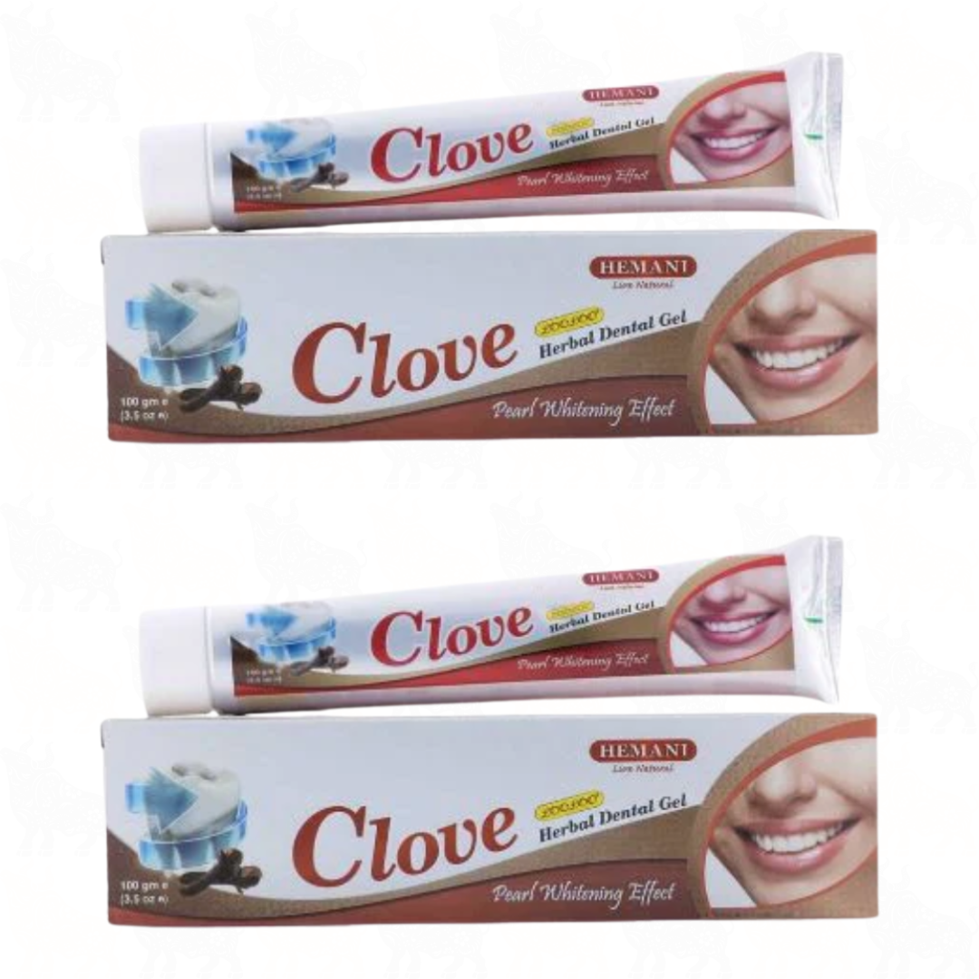 Hemani Clove Toothpaste (Herbal Dental Gel) | 100g | 2 Pack