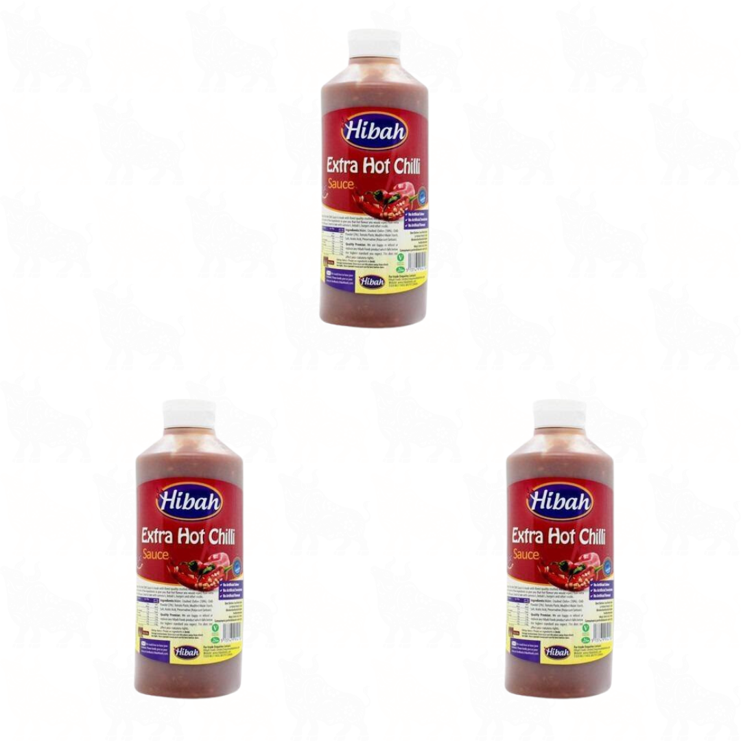 Hibah Extra Hot Chilli Sauce | 500ml | 3 Pack