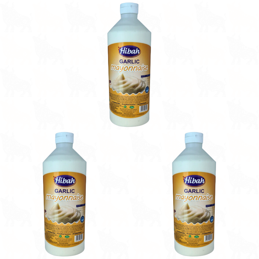Hibah Garlic Mayonnaise | 500ml | 3 Pack