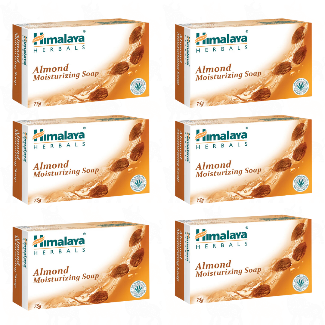 Himalaya Almond Moisturizing Soap | 75g | 6 Pack