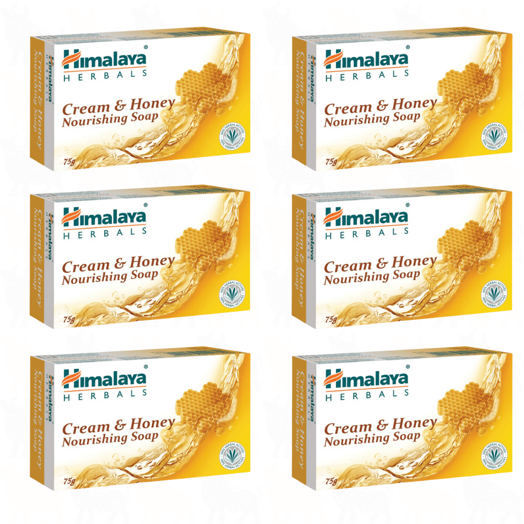 Himalaya Cream & Honey Nourishing Soap | 75g | 6 Pack