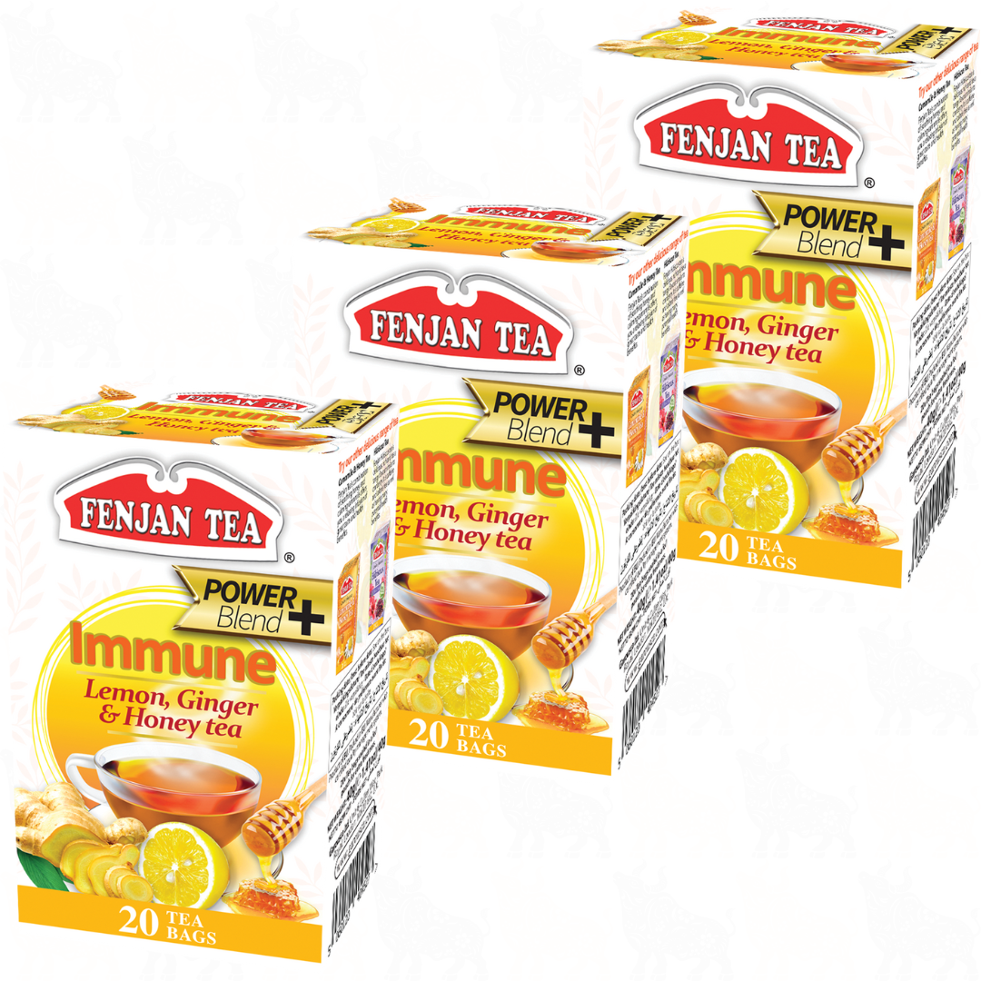 Fenjan Tea Immune Tea (Power Blend+) | 20 Tea Bags | 3 Pack