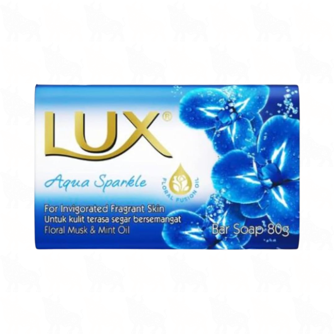 Lux Aqua Sparkle (Floral Musk & Mint Oil) Bar Soap | 80g