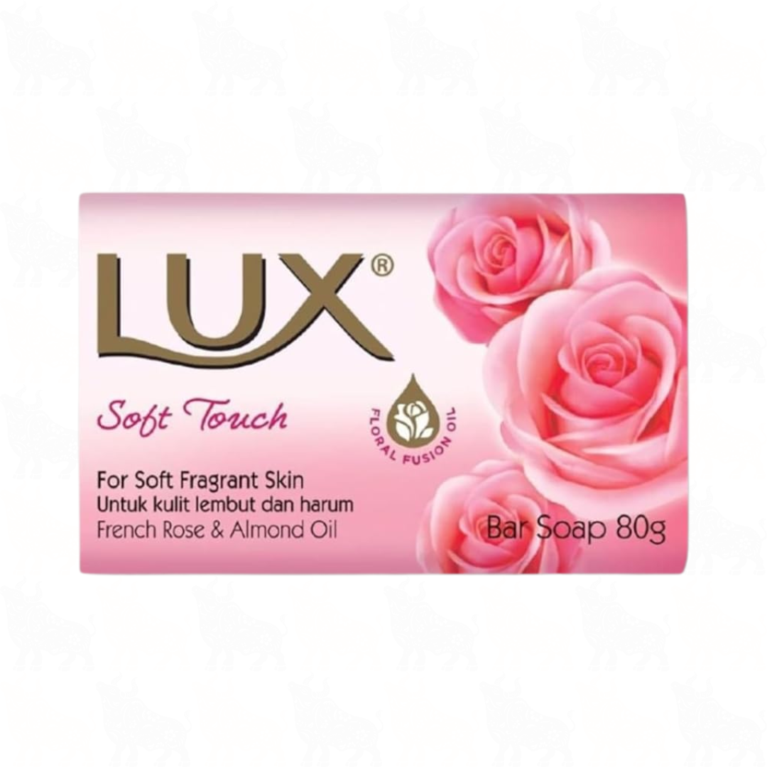 Lux Soft Touch (French Rose & Almond Oil) Bar Soap | 80g
