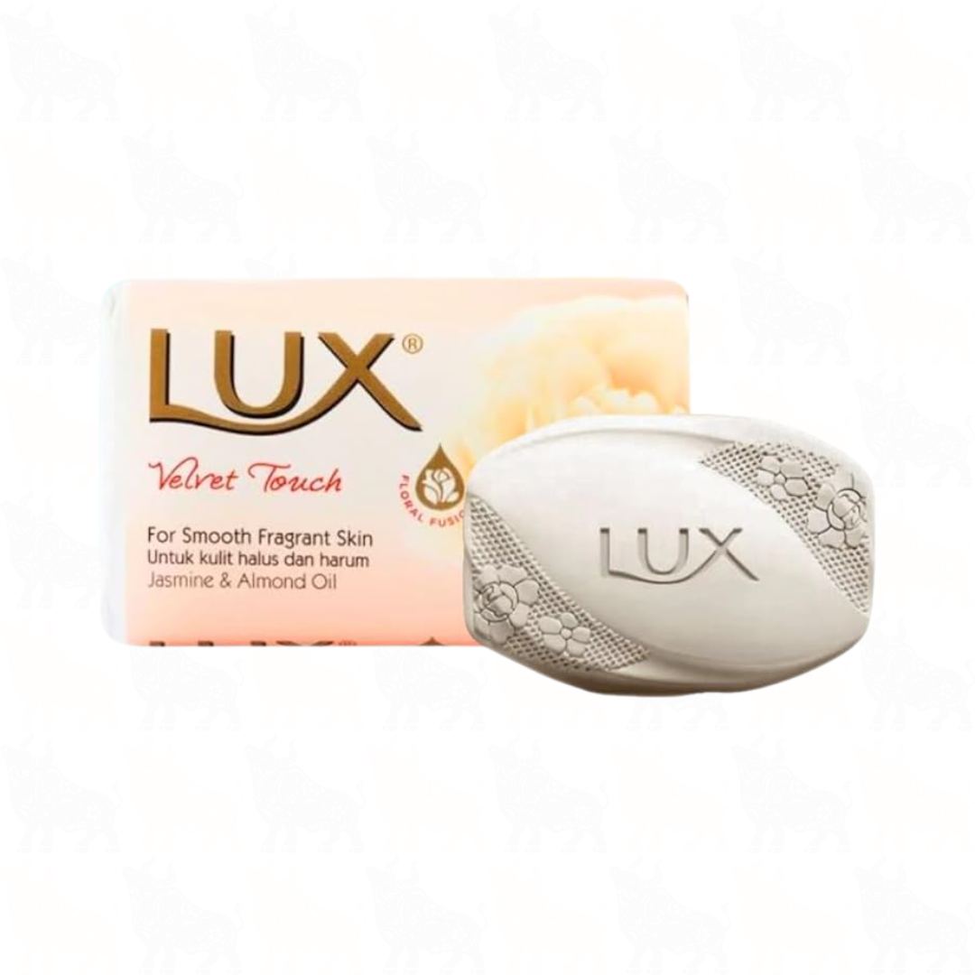 Lux Velvet Touch (Jasmine & Almond Oil) Bar Soap | 80g | 9 Pack