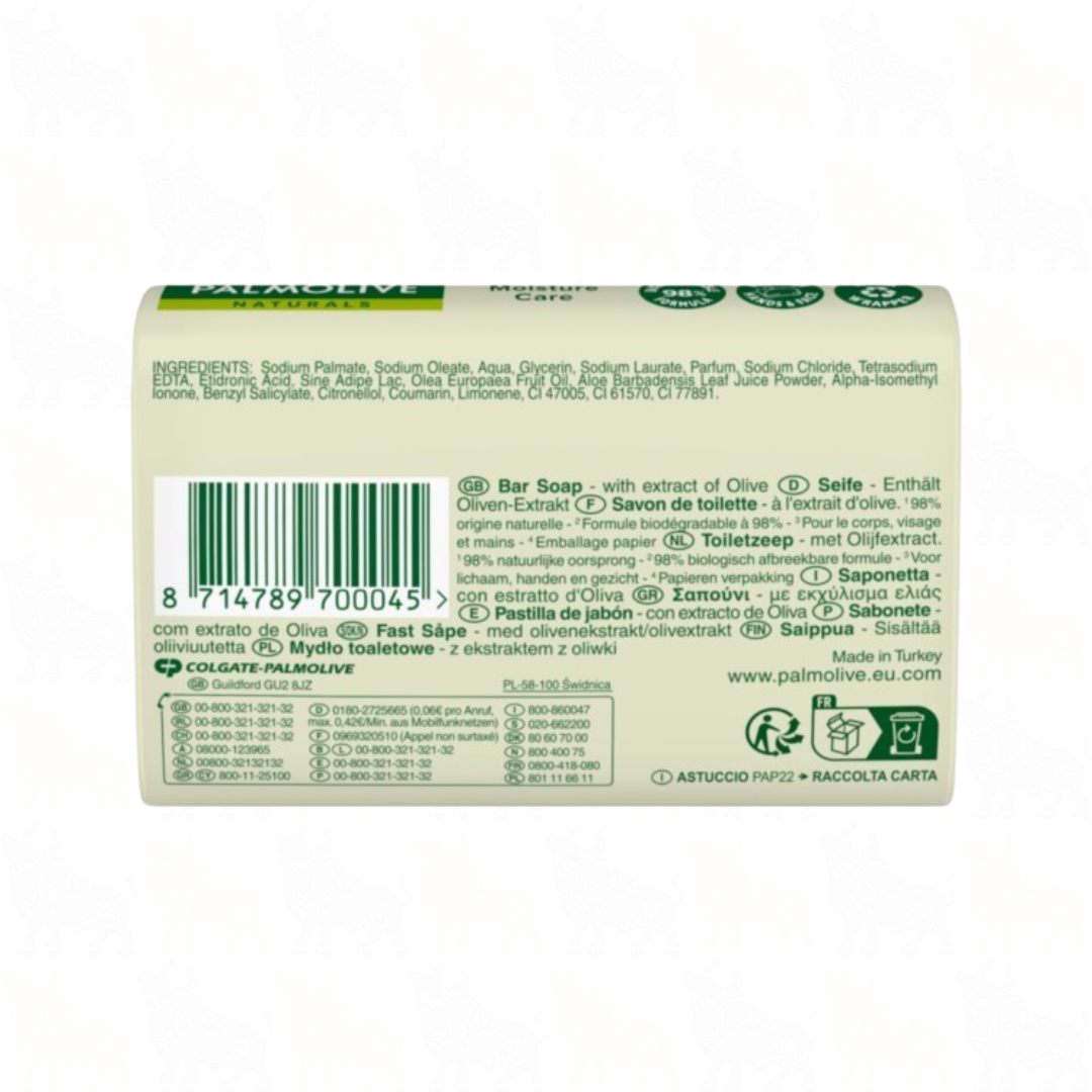 Palmolive Naturals Moisture Care (Olive & Milk) Bar Soap | 90g | 3 Pack