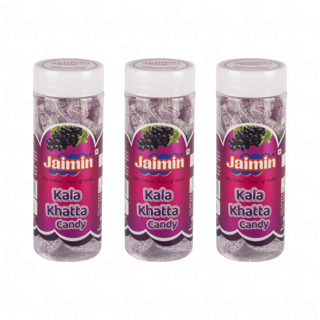 Jaimin Kala Khatta Candy | 150g | 3 Pack