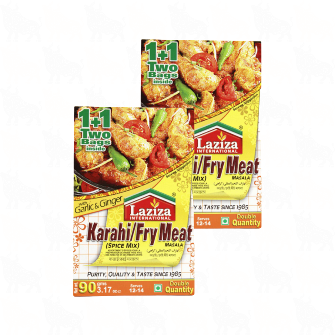 Laziza Karahi / Fry Meat Masala | 90g | 2 Pack