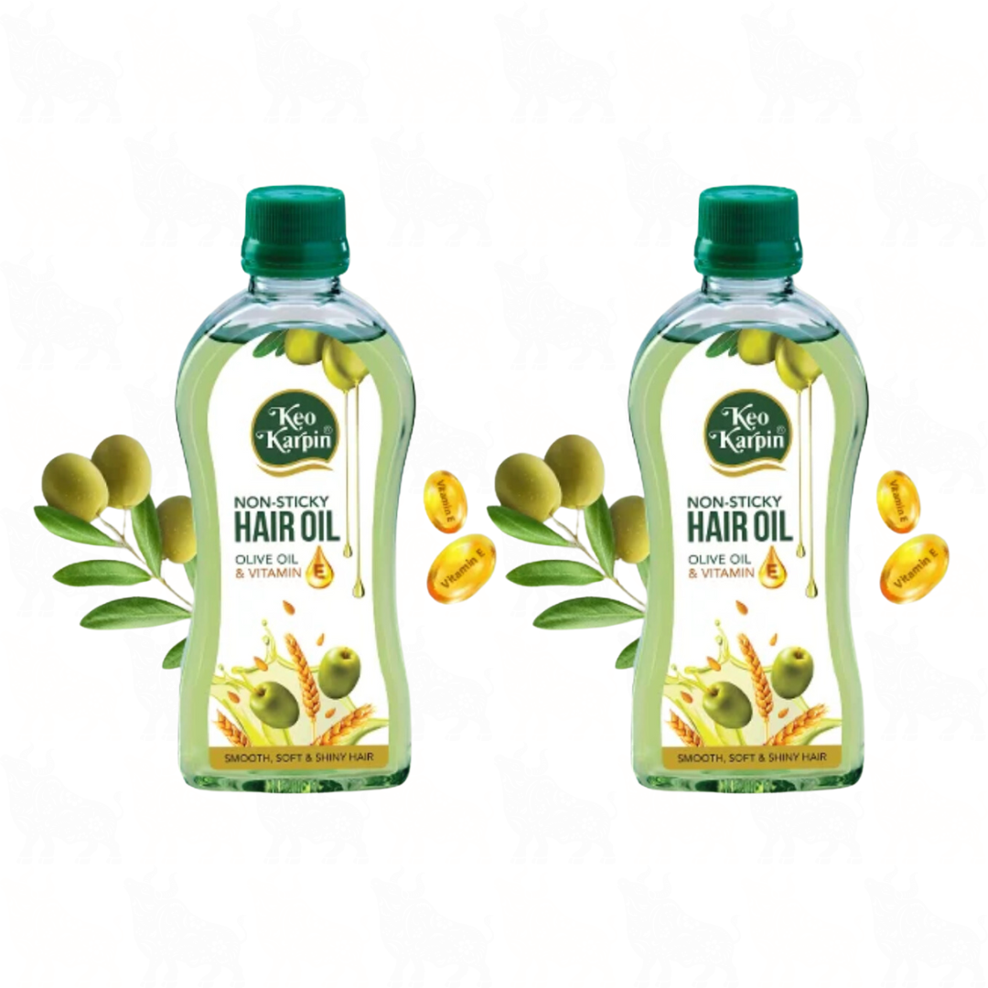 Keo Karpin Non-Sticky Hair Oil | 300ml | 2 Pack