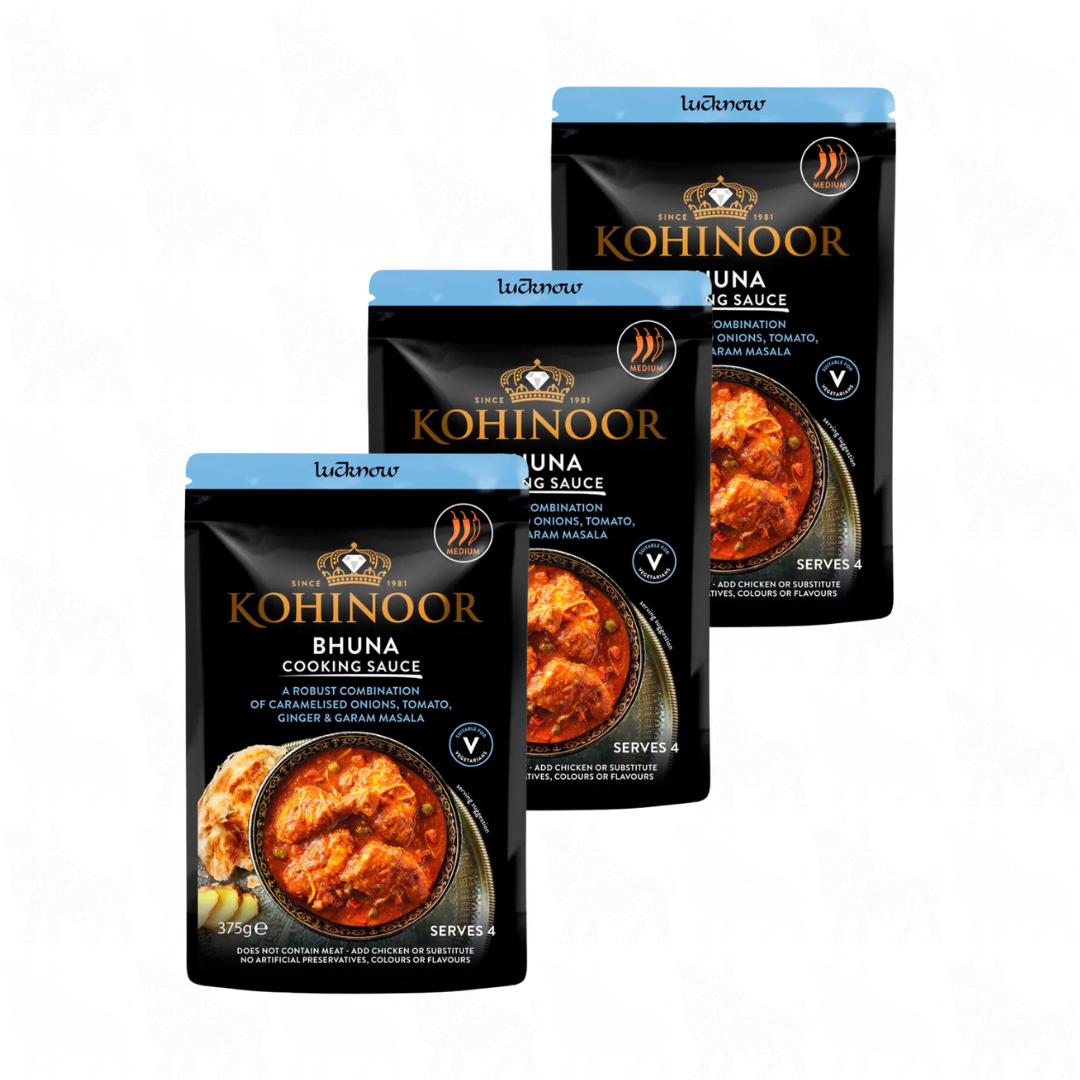 Kohinoor Bhuna | 375g | Cooking Sauce | 3 Pack