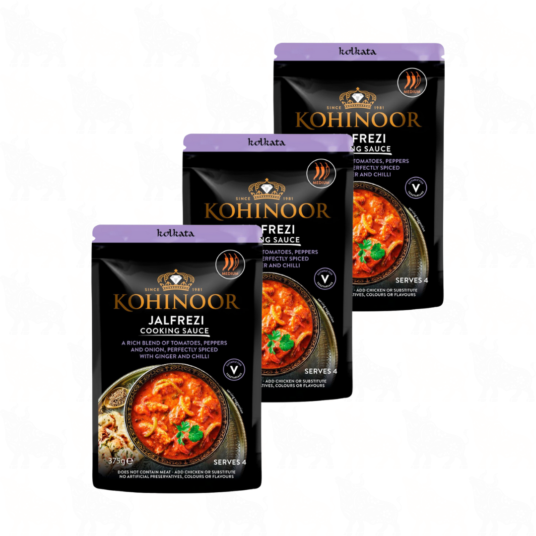 Kohinoor Jalfrezi | 375g | Cooking Sauce | 3 Pack