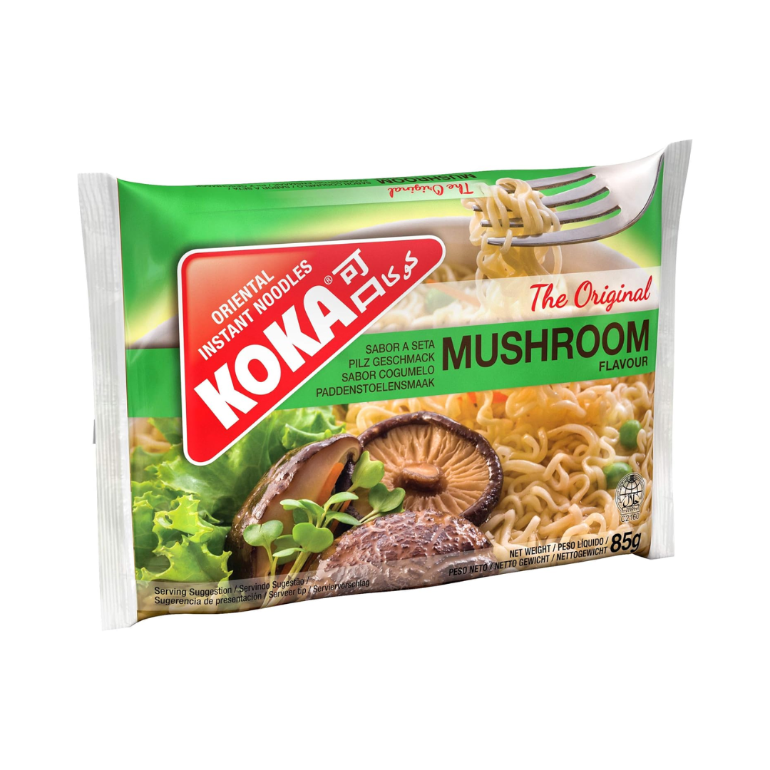 Koka 'The Original' Mushroom Flavour Noodles | 85g | 30 Pack
