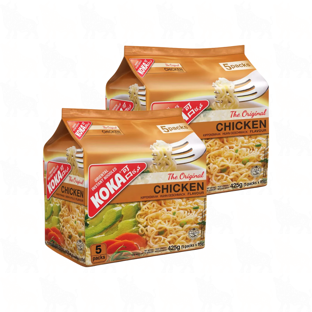 Koka 'The Original' Chicken Flavour Noodles | 85g | 2 x 5 Packs
