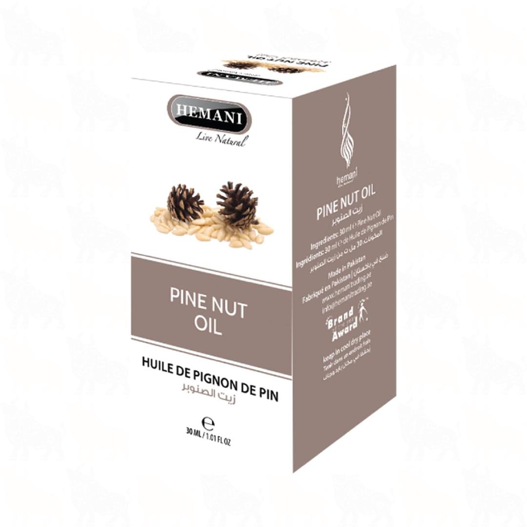 Hemani Pine Nut Oil | 30ml | (Huile De Pignon De Pin)