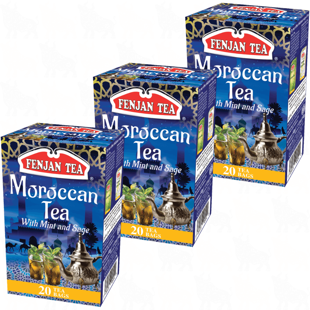 Fenjan Tea Moroccan Tea | 20 Tea Bags | 3 Pack