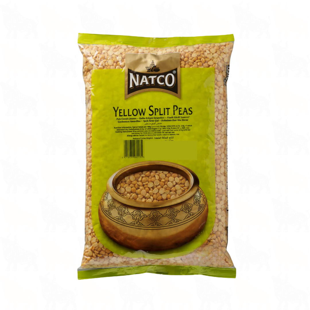 Natco Yellow Split Peas | 500g | 3 Pack