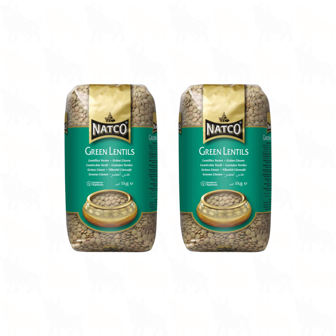 Natco Green Lentils | 1kg | 2 Pack